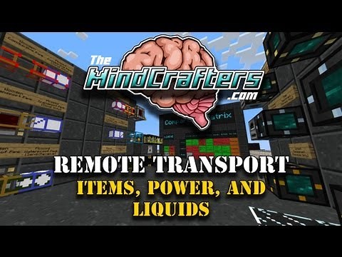 Tekkit Lite - Tutorial - Remotely Transport Items, Liquids, and Power