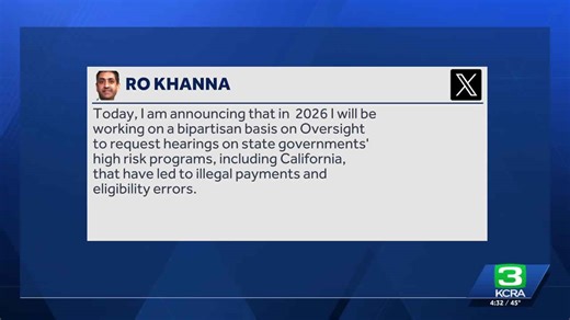 California Rep. Ro Khanna calls for oversight on state spending