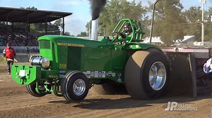 Light-Limited Pro Stock Tractors competing at the 2022 Seneca County Fair Pull in Tiffin, OH! OSTPA | JP Pulling Productions