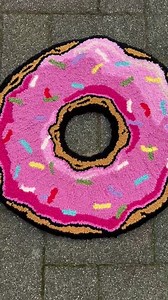 Punch Needle Donut Rug - Etsy