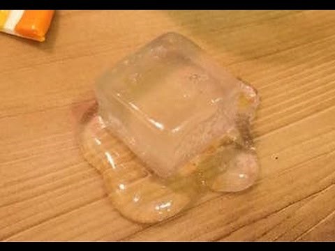 Realistic isomalt melting ice cube tutorial. Stop cloudy isomalt in one step!