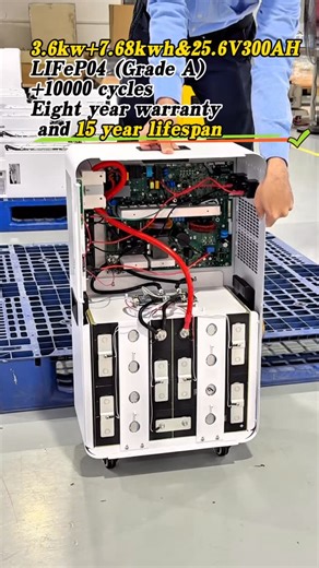 Photovoltaic source factory on Instagram: "Energy Storage All-in-One Machine3.6kw+7.68kwh&25.6V300AH The latest developed energy storage technology，Our factory is located in China，This New Technology in China # Technology Sharing # Technology # Lithium Battery # Manufacturing Process # Mobile Power Source Factory Energy Storage Plant Energy Storage Battery Pull rod Power Supply Convenient Power Supply Battery Energy Storage Lithium Iron Phosphate Battery Mobile Energy Storage Home Energy Storage