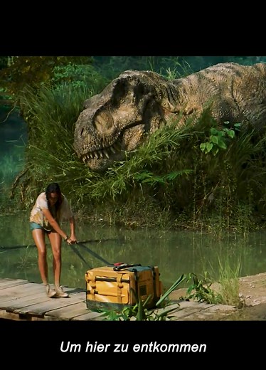 T. Rex: Flucht vor dem Dinosaurier im Kajak