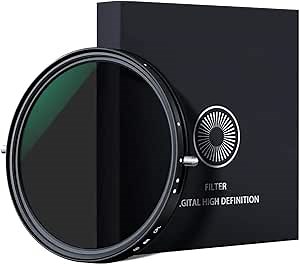 77mm Variable Fader ND2-ND32 ND Filter & CPL Circular Polarizing Filter (Alternative to Tiffen 77VND)