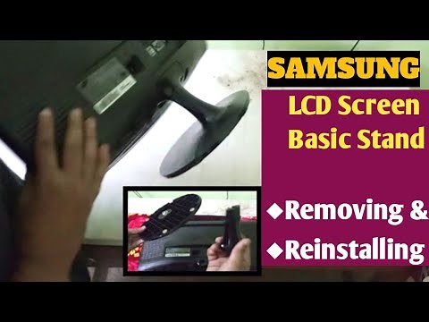 Samsung lcd monitor basic stand removal and reinstalling process| #carryminati #Arjyou #Roasting