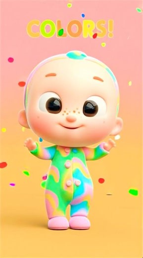 Learning colors is easy and super fun! 🌈✨ #ColorsForKids #CocomelonStyle #trending #shortvideo