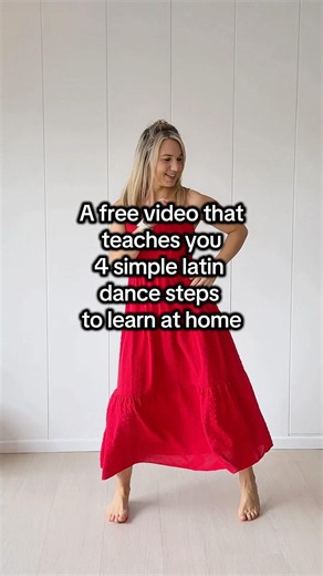 4 simple dance steps in under 5 mins! #dancetutorial #freeworkout #dancesteps #howtodance #dance