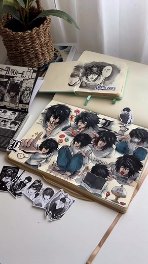 7.6K views · 127 reactions | L Lawliet fan art by @artifexdreammy #llawliet #deathnote | L ( Death Note ) | Facebook