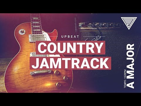 Upbeat Country Rock Jamtrack in A Major (152 bpm)