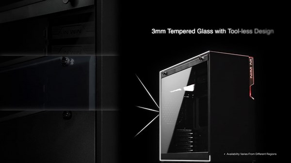 IN WIN 101 White ATX Mid Tower Gaming Computer Case with Tempered Glass White