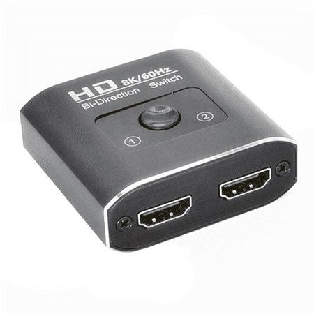 HD 8K 60Hz Bi-Direction Switch 1 in 2 Out Video Distributor Splitter Dual Display -Compatible Splitter for Laptop PC - Walmart.ca
