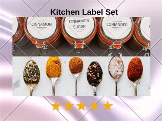 Organization Label | Minimalist Kitchen Labels | Printable Food Storage Stickers | Editable Canva Label Templates | Pantry & Spice Label - Etsy New Zealand