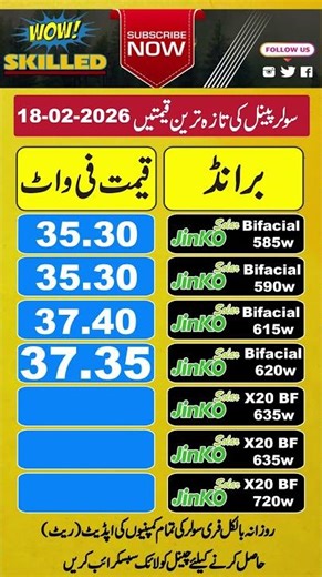 Jinko Solar Panel Price in Pakistan