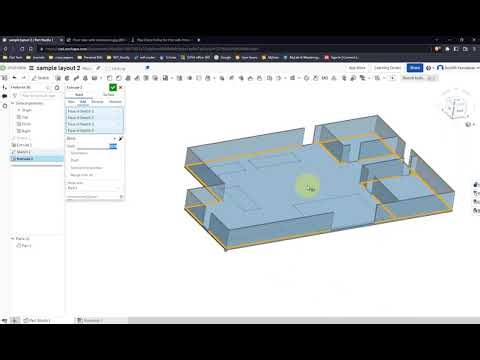 Drawing a basic manufacturing facility layout in onshape