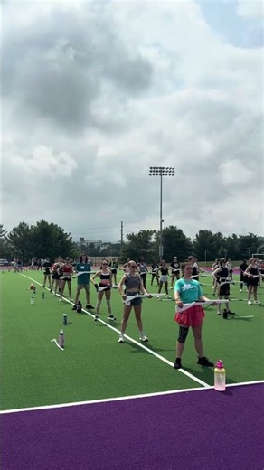SBC color guard camp rifle technique #sbc #jmu #mrds #mrd