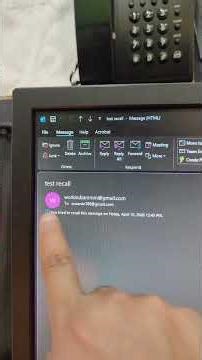 गलती से भेजा email? यह trick करें #shorts #outlook