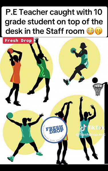 PE Teacher Involved with Netball Student in Staff Room