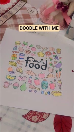 Cute doodle art coloured by me 💗