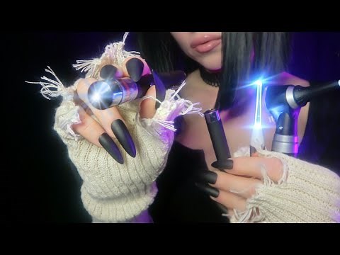 ASMR Light Trigger - Follow my Instructions for Sleep (Hand Movements, Tapping, Whispers, Pen Light)