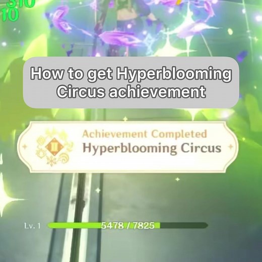 Because this elemental specialist serie II achievement took way too long to do #hyperbloomcircus #genshinachievements #genshinimpact