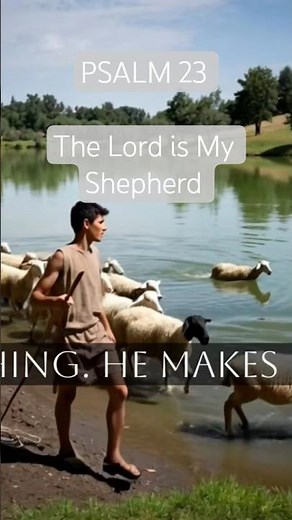Psalm 23 Spoken Word with Music | The Lord Is My Shepherd #scripture #pslams #bible bible