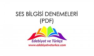 Ses Bilgisi Yaprak Testleri | PDF | Edebiyat ve Türkçe | Denemeler, Konu Anlatımları, Testler