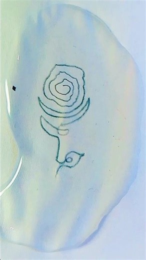 Easy rose🌹drawing