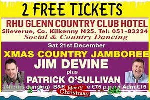 This Is One Of The Busiest Weekends Of The Year For All Your Favourite Country Bands And It Is Also The Last Chance For You To Win..” FREE TICKETS / PASSES “..To Some Of Your Favourite Artists Like...Jim Devine Who Along With Patrick O’Sullivan Will Performing All Your Top Class Songs At The ...XMAS COUNTRY JAMBOREE ...This Saturday Night In The RHU GLENN...Just...” LIKE AND SHARE “...Our Post And Tag All Your Friends And These Free Tickets Could Be Yours | Irish Country Bands Dancing Dates