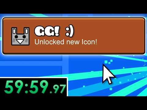 I Speedran Geometry Dash Achivements...