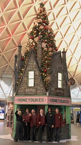 The ultimate Harry Potter Christmas tree has arrived at King’s Cross Station, brought to you by the Harry Potter Shop! 🎄 For the first time ever, visit our Honeydukes inspired sweet counter beneath the tree and treat yourself to Butterbeer biscuits, Bertie Bott’s Every Flavour Beans, Chocolate Frogs or bottled Butterbeer. 🍻 Find our enchanting Christmas tree at King’s Cross Station until 5th January, just around the corner from the Harry Potter Shop King’s Cross! #HarryPotter #HarryPotterKings