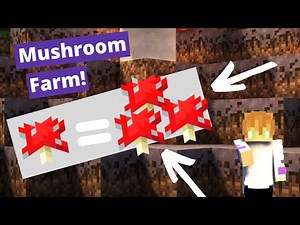 Easy Automatic Minecraft Mushroom Farm! (1.18+)