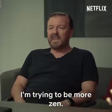 The dog is back. Ricky Gervais is back. The genuinely gut-punching messages from his dead wife are back. It must be the trailer for After Life s2. Coming 24 April. | Netflix