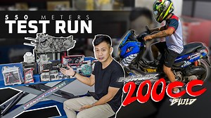 Sa distance na 550 meters.. ano kaya ang top speed ng Nmax v1 200cc build?🤔 Panoorin!🏁 | Team Redspeed