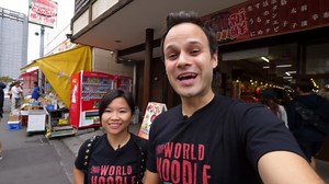 Live squid sashimi and fresh seafood in Hokkaido