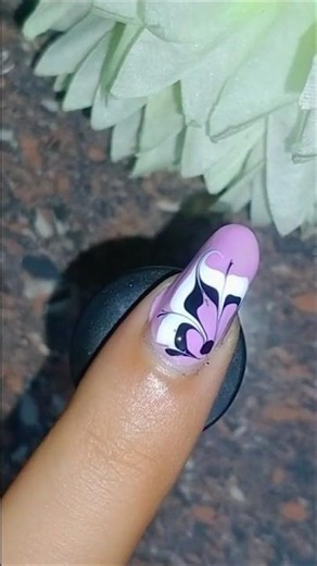 ✨📌Easy nail art without tools 📌 at home 🏡🏡 #simplenails #nailart #shorts