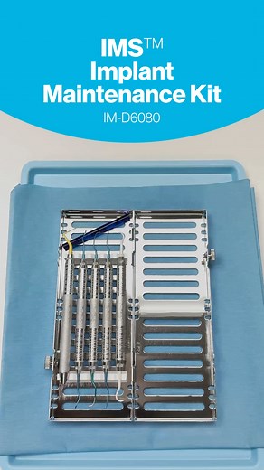 OPEN TO follow American Dental Association (ADA) - Current Dental Terminology (CDT) Coding with the Implant Maintenance Kit. Keep your go-to products organized and ready at chairside to ensure proper maintenance of your patients’ implants. Open your practice to IMS' efficiency, organization, safety and more at: https://tinyurl.com/asdfera #OpenToIMS #IMSCassettes #InstrumentManagement #IMS #DentalEfficiency #PracticeOrganization #HuFriedyGroup #TheBestInPractice | HuFriedyGroup | Facebook