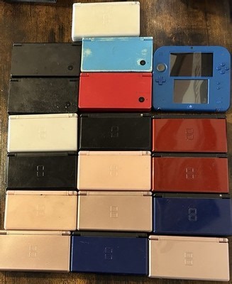 Lot of 19 Nintendo DS/DS Lite/DSI Handheld Video Game Systems For Parts/Repairs | eBay