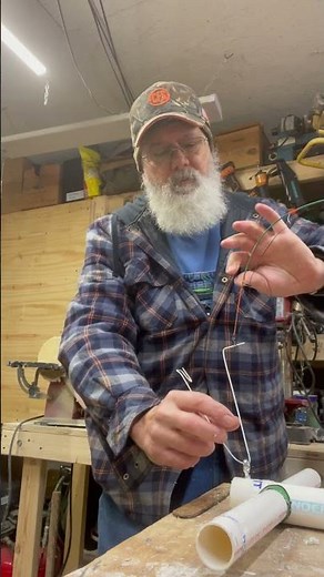 PVC automatic hook set for ice fishing, jaw jacker northern pike, walleye, perch