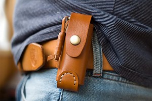 Leather Sheath for Knife on Belt, Case for Victorinox Ecoline 91 мм Climber, Leather Pocket Knife Cover, Personalized Gift, Engraved Gift - Etsy