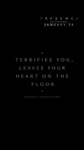 27 reactions | "Chilling." PRESENCE, the new film from Steven Soderbergh, is in theatres January 24. | Elevation Pictures | Facebook