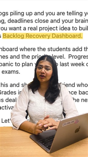 LetsUpgrade on Instagram: "If your backlogs had a face, they’d be laughing at you right now 😭 Enough. Build a Backlog Recovery Dashboard and take control. Imagine this: 📚 All subjects listed ⏳ Deadlines visible 🚦Priority marked 📊 Progress bars moving 🎯 Daily mini targets No last-minute chaos. No all-night cramming. Just steady wins. Save this before exam season hits. Tag your “I’ll start tomorrow” friend 😂 Follow Let’s Upgrade for weekly projects that actually upgrade you 🚀 #ExamSeason202
