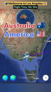 Melbourne 🇦🇺 to Los Angeles flight Route direct flight ✈️ Operator by Qantas #FlightRoute ✈️ #Travelvideo #FlightRoute ✈️ #TravelByAir 🌏 #AirTravelJourney #NonStopFlight #DirectFlight #ConnectingFlights #SkyRoute #TravelUpdates #AviationLovers #GlobalRoutes #AirlineJourney #ExploreByFlight #FlightTracker #WanderlustByAir #SkyHighTravel #travelEnregy #viralreels #trending #flighttrave #Viralvideo #fbViralreels | Travel Energy