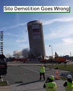 9.9K views · 16 reactions | Silo Demolition Goes Wrong | La Guardia Cross | Facebook