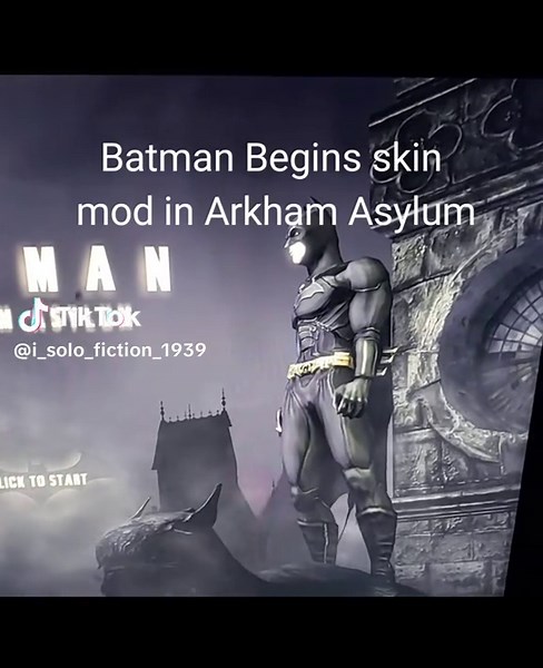 Experience Batman Begins in Arkham Asylum Mod