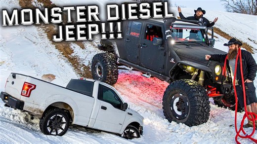 Diesel Jeep With Cummins Power Saves the Day