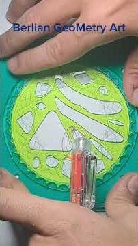 SpiroGraph - Mesmerizing Geometric Mandala | Precision Line Art & Symmetry #spirograph #artdesign