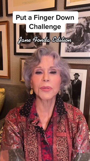 Put a Finger Down Challenge with Jane Fonda