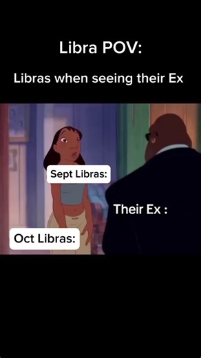 September Vs. October Libra Meme Comparison