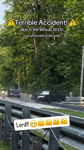 Americanmusclehd™ on Instagram: "Glad the driver walked away!!! 😬😬😬😬 @drag.race.god #wreck #montecarlo #gbody #dragrace"