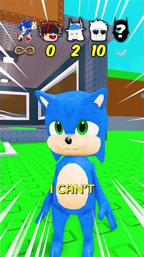 Baby Sonic Can't Reveal He Got INFINITE WISHES ⚽🟡 #shorts